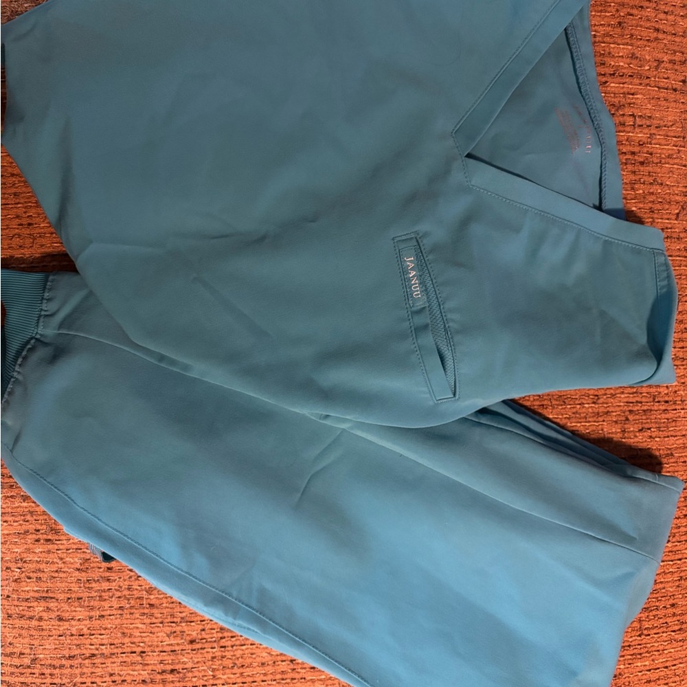 Jaanuu Teal Scrub Pants